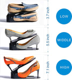 Shoe Organizer - The Adjustable Shoe Rack Space Saver